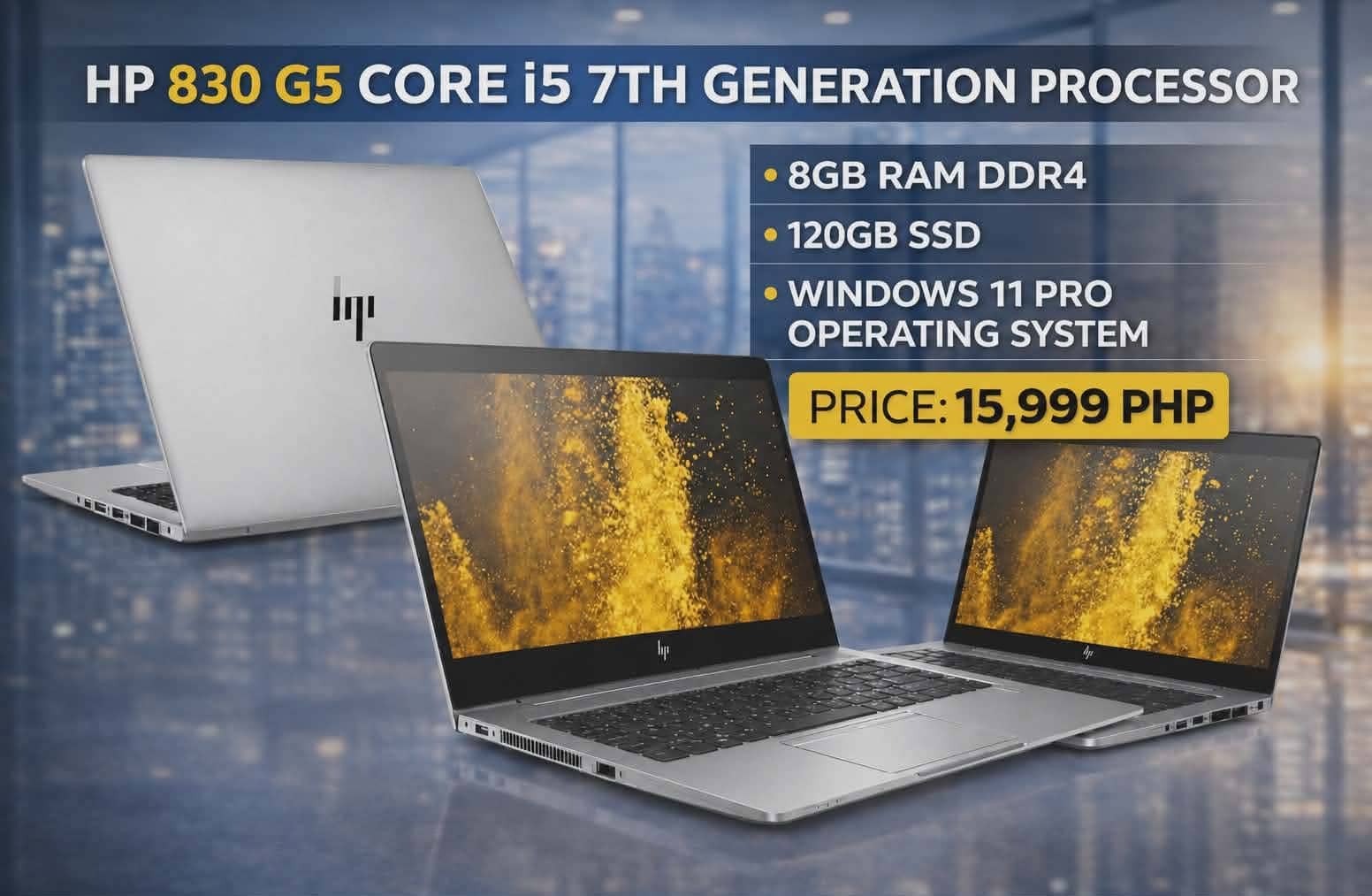 HP 830 G5 Core i5 7th Generation Processor